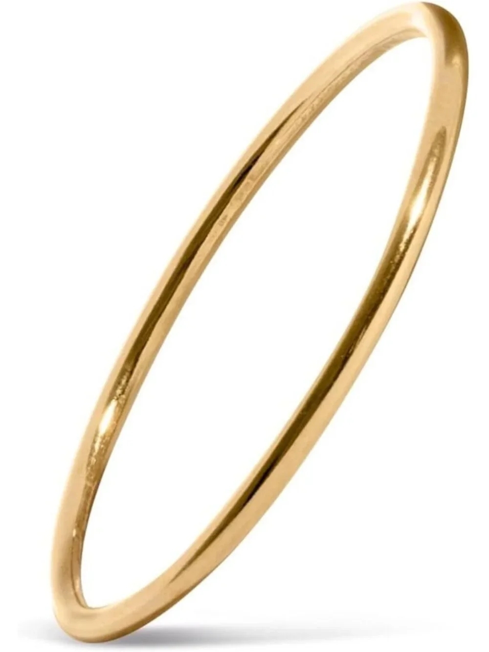 Dainty 1mm Gold Filled Ring for Women & Girls | Thin Stackable Non-Tarnish Band